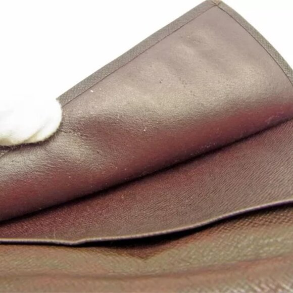 Louis Vuitton Purse Taiga Brown Woman unisex Authentic Used - Picture 3 of 6